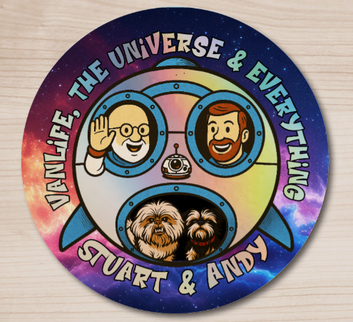 Stuart & Andy Holographic Sticker