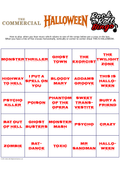 Halloween Music Bingo